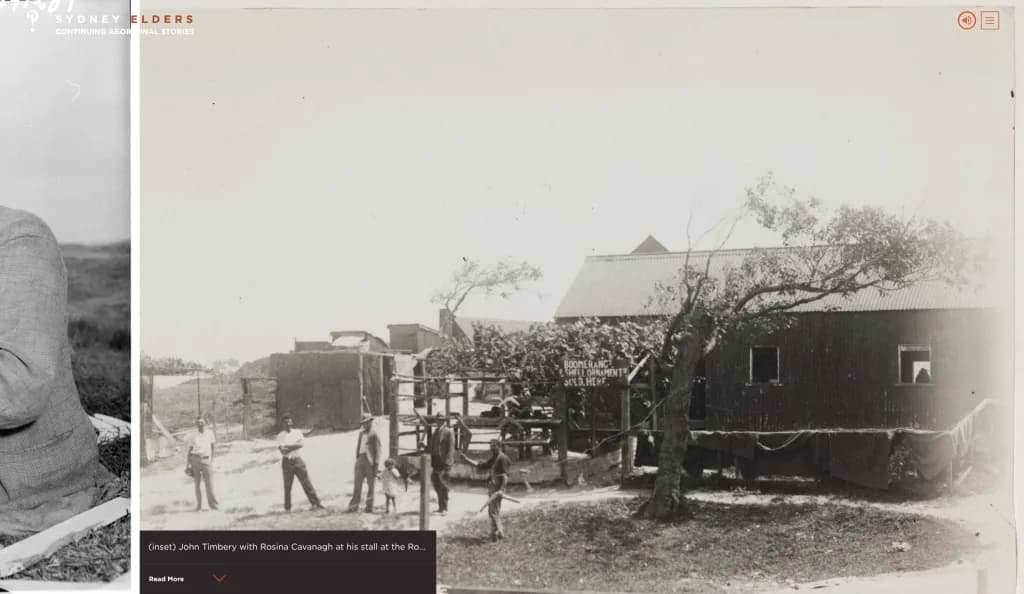 Sydney Elders horizontal scrolling story